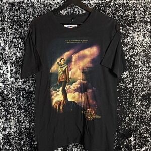 hunger games catching fire movie promo t-shirt Size L